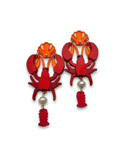 Pendientes Langosta