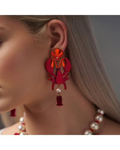 Pendientes Langosta