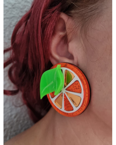 Pendientes Naranja