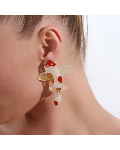 Pendientes Koi Fish